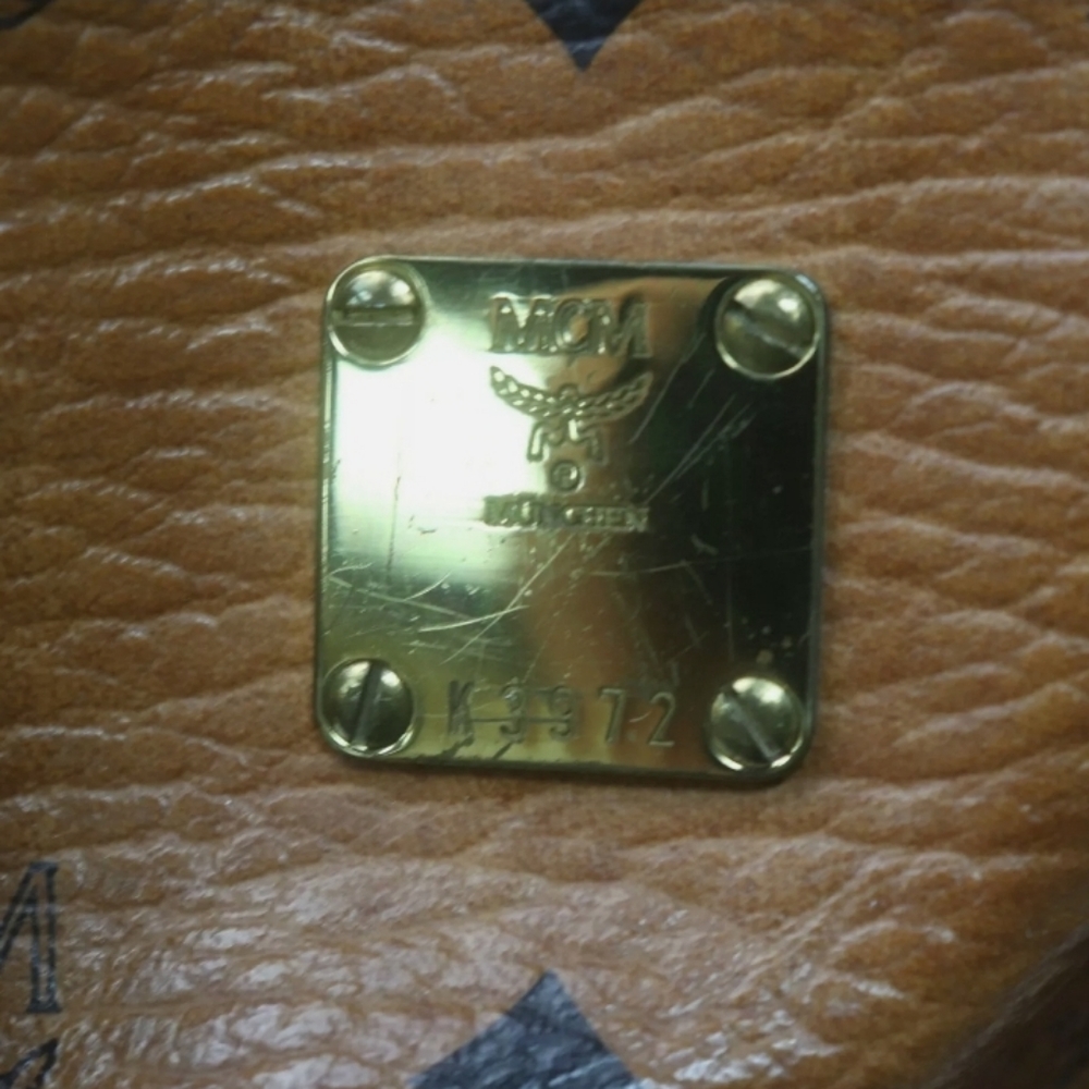 MCM Hand Bag  Light Brown PVC - Picture 9 of 9